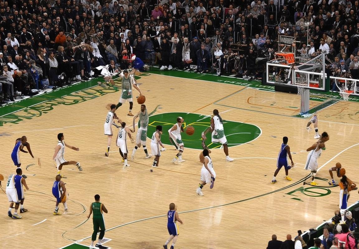 2008年NBA经典对决：凯尔特人与勇士三巨头对库里火花碰撞(图3)